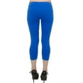 thumbnail image 3 of Vivian's Fashions Capri Leggings - Cotton, Misses Size (Royal Blue, 4X), 3 of 3