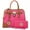 B-Fuchsia, variant on Dasein Women Handbags Top Handle Satchel Purse Shoulder Bag Briefcase Hobo Bag Set 2Pcs