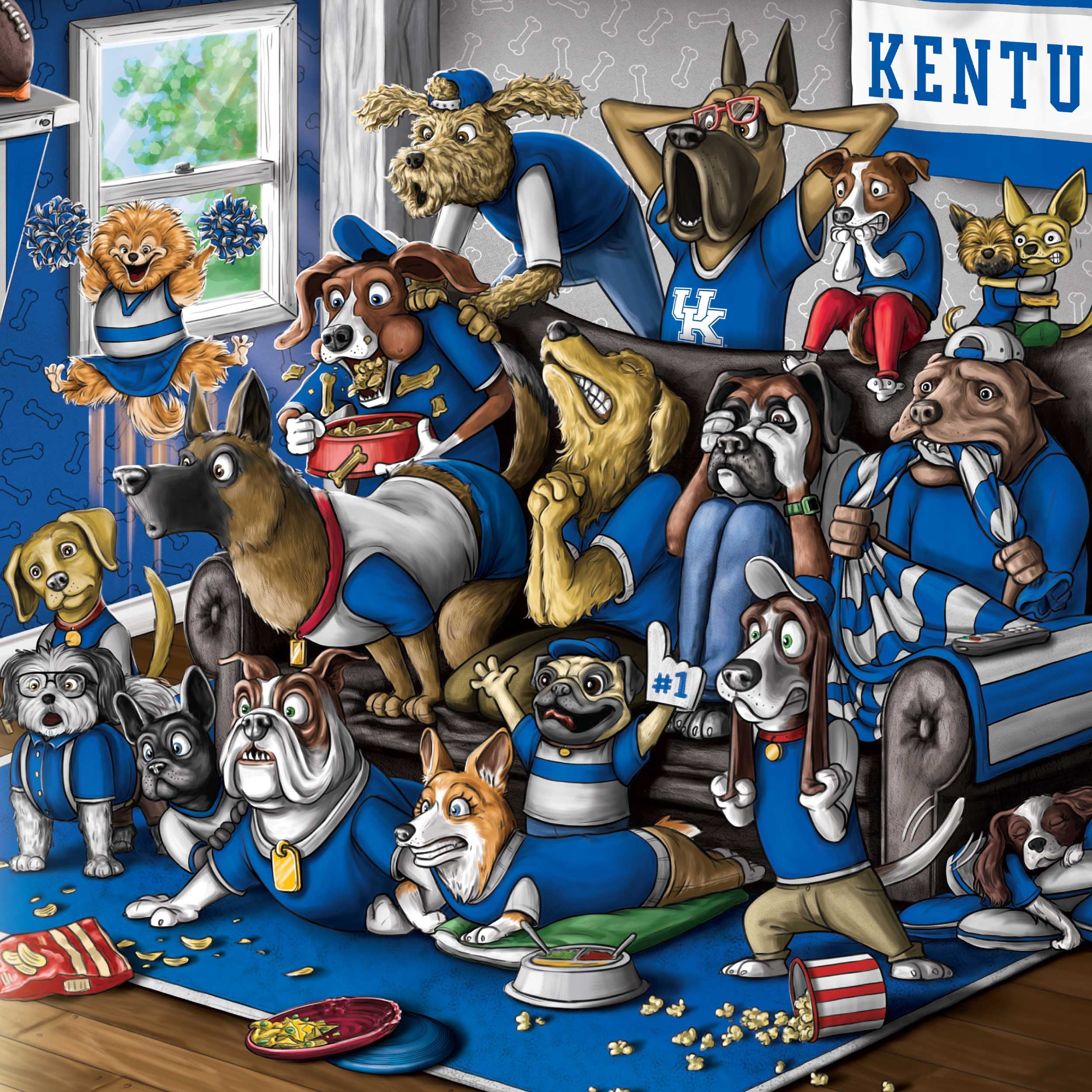 YouTheFan NCAA Kentucky Wildcats Purebred Fans Wall Art