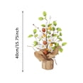 thumbnail image 3 of zhangmingg Easter Egg Floral Centerpiece Home Spring Tabletop Arrangement with, 3 of 6