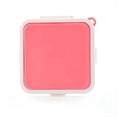 thumbnail image 1 of Caja de Almacenamiento PortáTil de Silicona para SáNdwiches de Microondas, Fiambreras para Desayuno Escolar Bento, Contenedor de Tostadas Reutilizable, Color Rosa, 1 of 5