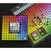 Hues and Cues Board Game, Word Association with Colors, Use Clues to Match the Right Hue, Fun for Families and Friends, A Vibrant Color Guessing Party Game From The Op Games