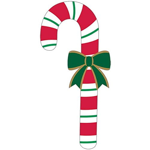 Christmas Candy Cane Printed Paper Cutout Decoration, 27
