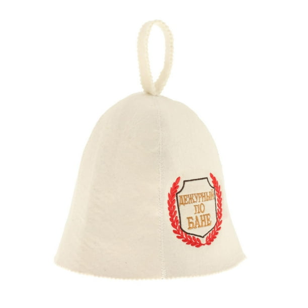 Sombrero Gorro de sauna Sombreros de fieltro de lana para hombres, mujeres y , Sombrero de sauna con protección contra el calor shamjiam Gorro Sauna de fieltro de lana