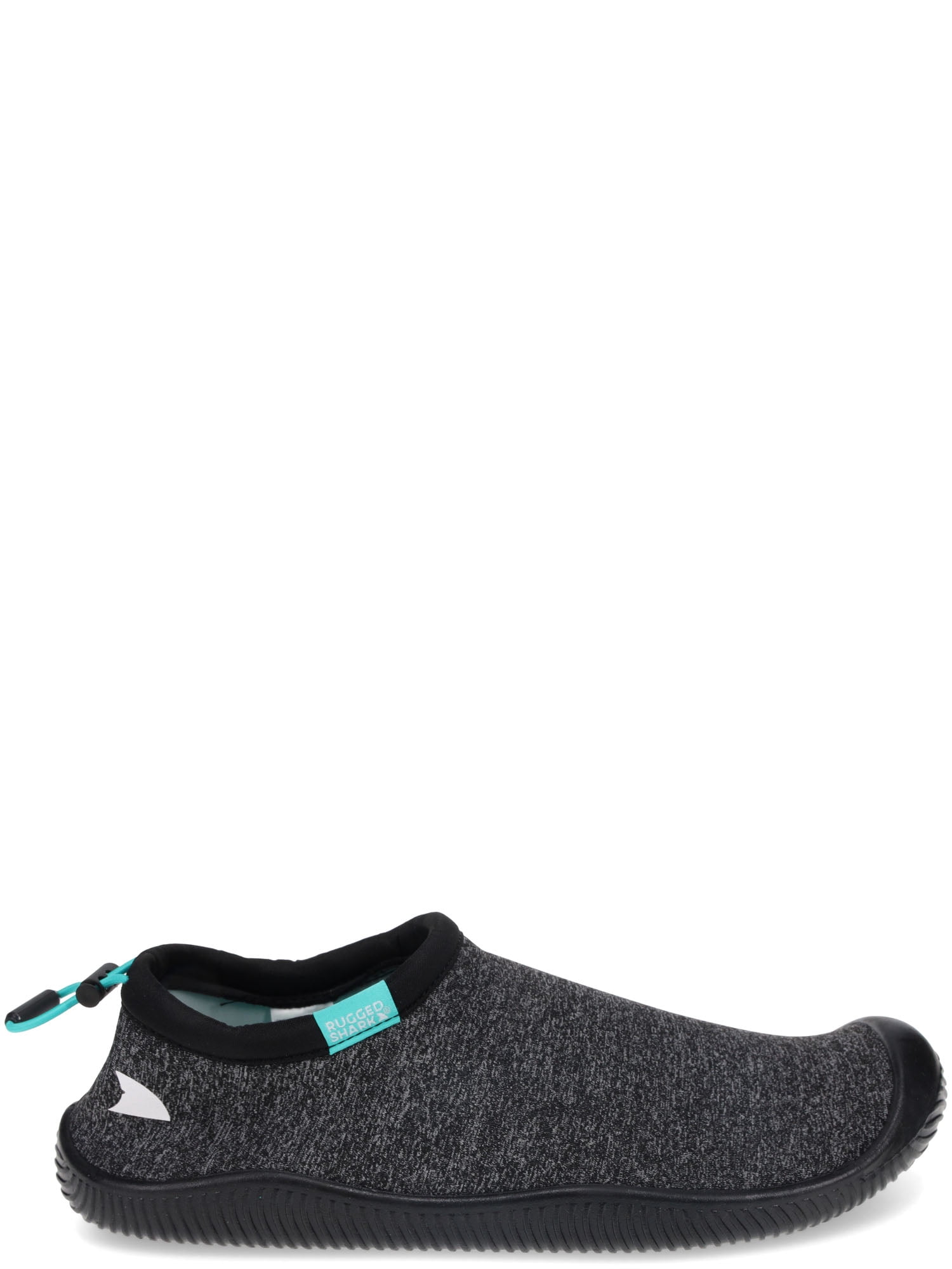 Rugged Shark Men's Riptide Water Shoes with Drainage | Neoprene Slip-On for Beach, Boat, Hiking & Shower