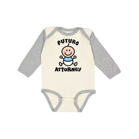 

Inktastic Future Attorney Lawyer in Training Gift Baby Boy Long Sleeve Bodysuit