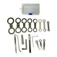thumbnail image 1 of Kit de herramientas de reparación de saxofón de 17 piezas, almohadilla de nivelación de flauta, Kit de limpieza de saxofón resistente al desgaste para, 1 of 9