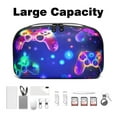 thumbnail image 3 of Game Controller Waterproof Oxford Fabric Storage Pouch for Electronic Devices - Cord Organizer, Hard Drive Bags, Canvas Storage Box Small, Charger Cord Organizer - 5.9x9.44x3.14 in, 3 of 6