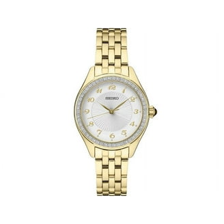 Seiko Essentials Series Women's Gold Plated Stainless Steel Quartz