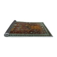 thumbnail image 2 of Ahgly Company Indoor Square Animal Light Blue Traditional Area Rugs, 6' Square, 2 of 4