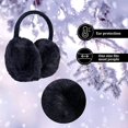 thumbnail image 3 of Orejeras Calentadores de orejas para mujer Calentador de orejas plegable de piel de invierno Kuyhfg Bienvenido a Kuyhfg, 3 of 5