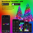 thumbnail image 3 of Guirnalda de luces para árbol de Navidad 2win2buy 160 LED IP65 resistentes al agua, 3 of 6