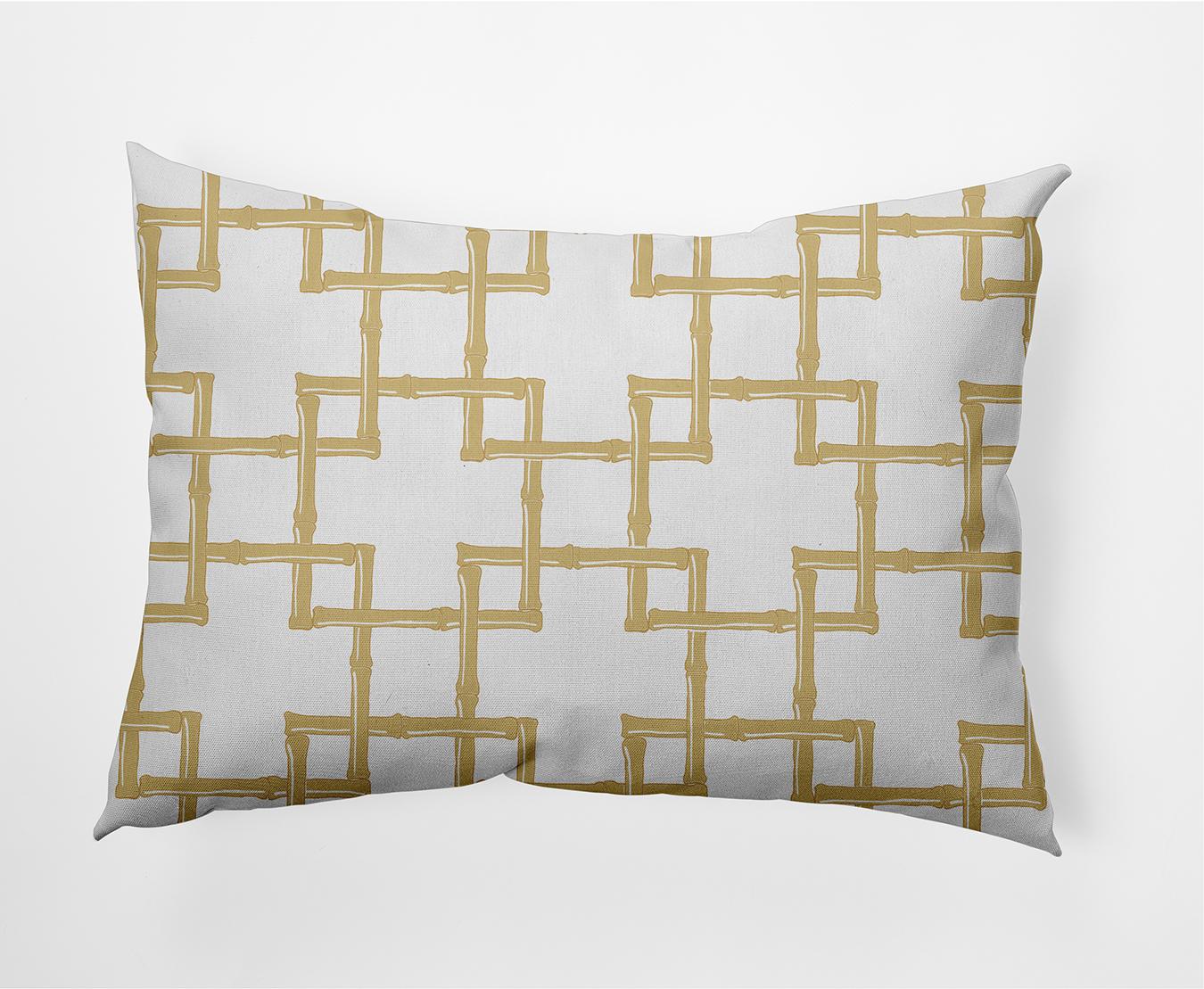 14" x 20" Simply Daisy Mid Century Indoor/Outdoor Throw Pillow, Gold