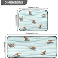 thumbnail image 3 of Coolnut Gnomes Sledding Kitchen Mat - Cushioned Anti Fatigue Kitchen Rug Set of 2, Non Slip Waterproof Kitchen Mats for Kitchen, Laundry, Sink, Office 19.7"×27.6"+19.7"×47.2" Home Decor, 3 of 7