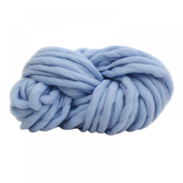 Chunky Wool Yarn DIY Thick Bulky Arm Knitting Wool Roving Crochet Pink 147FT