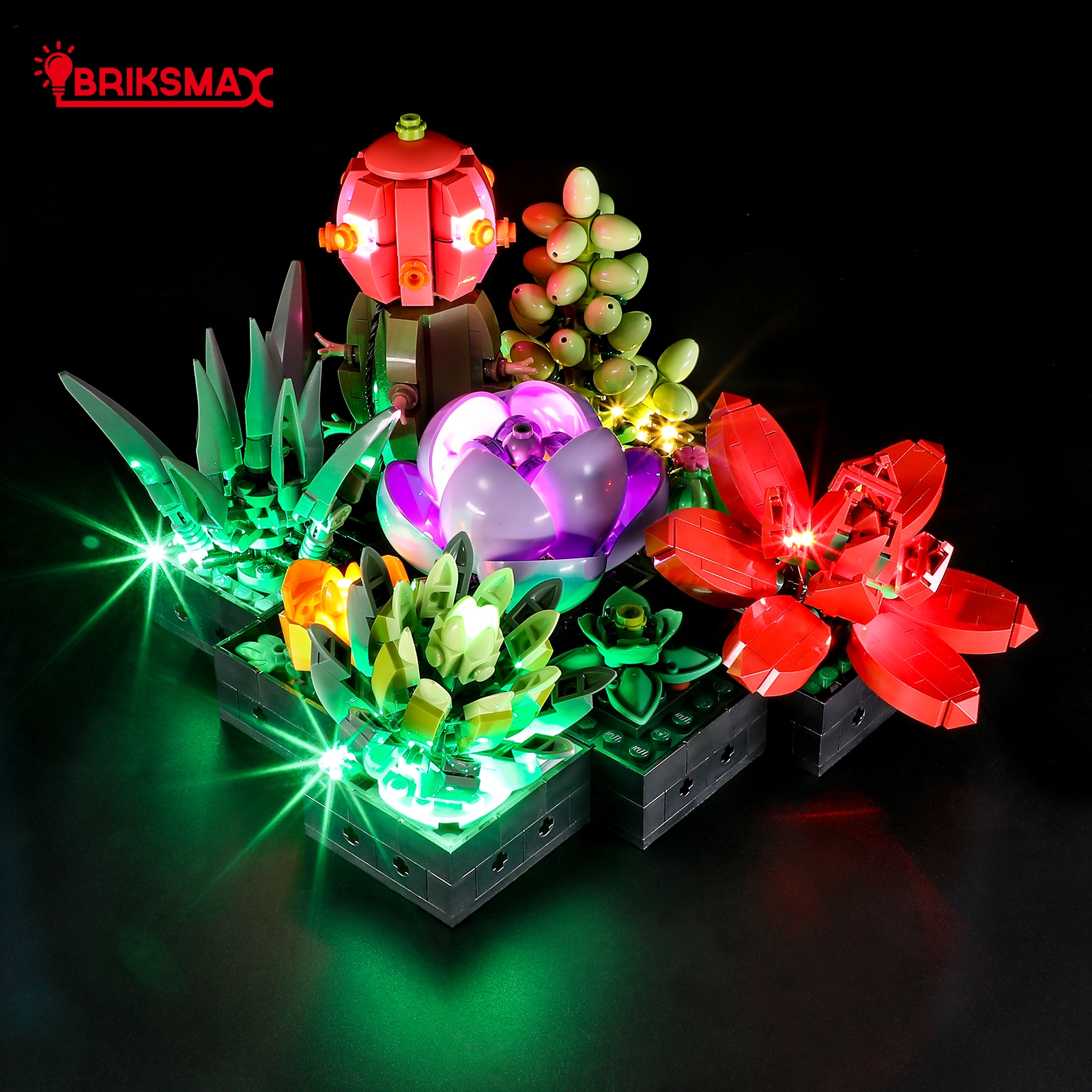 BRIKSMAX Led Light Kit for 10309 Creator Expert Succulents Building Set