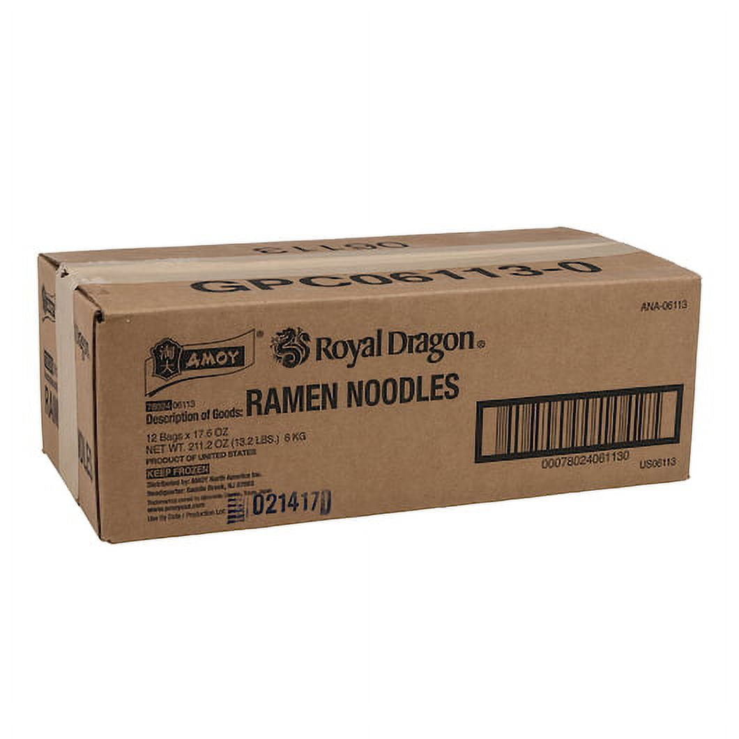 (48 Pack) Amoy Royal Dragon, Japanese Style Ramen Noodles, 4.4-Oz. Box.