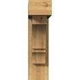 thumbnail image 2 of Ekena Millwork 5 1/2"W x 20"D x 20"H Balboa Block Smooth Bracket w/ Offset Brace, Western Red Cedar, 2 of 25