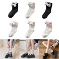 thumbnail image 2 of Milue Cute Cartoon Rabbit Ankle Socks Lolitas Ruffle Crew Socks Cotton Bootie Socks, 2 of 21