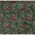 thumbnail image 4 of oneOone Organic Cotton Poplin Twill Fabric Leaves & Floral Block Decor Fabric Printed BTY 42 Inch Wide, 4 of 4