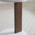 thumbnail image 4 of C-Shaped End Table, Small Side Table For Couch, Sofa Table With Wood Frame, 4 of 6
