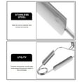 thumbnail image 4 of 2 pinzas de acero inoxidable para caracoles, pinzas de resorte para mariscos, pinzas para servir alimentos, utensilios de cocina para restaurantes y hoteles., 4 of 7