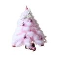 thumbnail image 4 of Figura de árbol de Navidad,Decoraciones navideñas con árboles de Navidad artificiales,Figura decorativa de árbol de Navidad en miniatura,Mini árbol de Navidad de mesa rosa para, 4 of 8