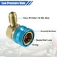 thumbnail image 4 of Juego de adaptador de Acoplador rápido de 90 grados R1234Y para aire acondicionado de coche azul rojo dorado, 4 of 7