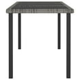 thumbnail image 4 of vidaXL Dining Set Grey Poly rattan Large Durable Dining Set, 4 of 6