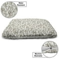 thumbnail image 3 of Camo Pet Bed, Modern Repetitive Abstract Spots and in Pixel Art in Neutral Tones, Chew Resistant Pad for Dogs and Cats Cushion with Removable Cover, 24" x 39", Dark Tan Dust Coconut, by Ambesonne, 3 of 4