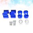 thumbnail image 2 of FRCOLOR Handlebar Riser 1Pc Professional Motorcycle Aluminum Handlebar Risers 28mm Adjustable Fat Bar Clamps(Blue),2.44"X2.24"X1.1", 2 of 5