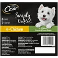 thumbnail image 3 of Cesar Simply Crafted Chicken Variety Pack Wet Dog Food Meal Toppers, 1.3 oz Tubs (8 Count), 3 of 12