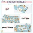 thumbnail image 2 of Boys Pajamas Girls Pajama Hamster Eating Nuts Cute Comfortable Cotton Two-piece Pajama Set, 2 of 7