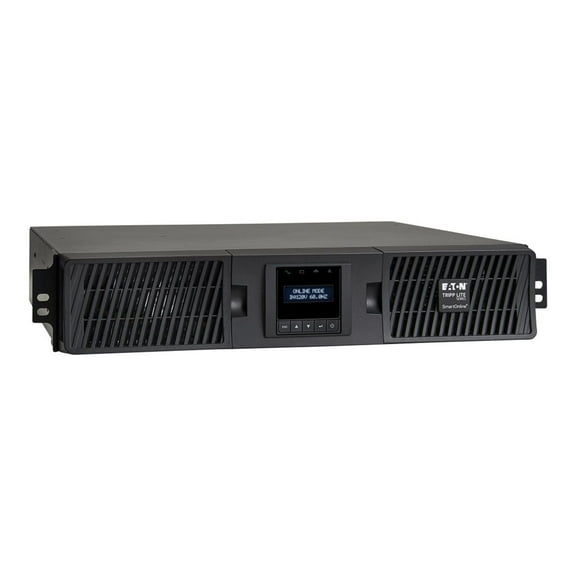 Eaton Tripp Lite Series SmartOnline 2000VA 1800W 120V Double-Conversion Sine Wave UPS, 7 Outlets, Extended Run, Network Card Option, LCD, USB, DB9, 2U Rack/Tower, TAA