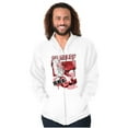 thumbnail image 3 of Kanji Street Fighter No Mercy Ryu Men Big & Tall Zip Hoodie Brisco Brands 5X, 3 of 5