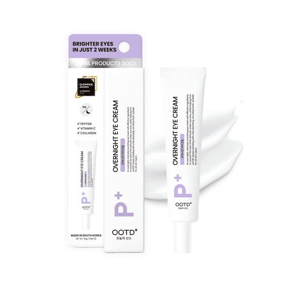 OOTD Beauty Overnight Eye Cream with Vitamin C & Collagen, 0.85 fl oz