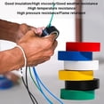 thumbnail image 6 of 6 Pack Colored Electrical Tape,Waterproof Professional Grade Electric Tape,Electric Insulation Tape for Indoor Outdoor Flame Heat Resistant Electrician Tape,Adhesive Tape Wire Tape,3/4 in x 33 ft, 6 of 7