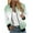 Green, variant on Feancey Full Zip Bomber Jacket Womens Trendy Gradient Color Baseball Jackets Windproof Casual Lightweight Outerwear with Pockets Pink M