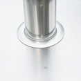 thumbnail image 5 of Outsunny 19" Round 55" Stainless Steel Outdoor Patio Umbrella Stand Base with Heavy Cement Bottom & Mirror Finish, 5 of 8