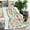 Pioneer Flower-1, variant on Pioneer Flower Blanket,Comfortable Soft Flannel Throw Blanket,All Season,Warm Lightweight Blankets for Sofa Bed Couch Living Room Chair,30"x40"(80x100cm)