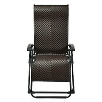 Aimee Lii Patio Rattan Zero Gravity Lounge Chair, Modern Patio Furniture for Outdoor Backyard Pool Deck