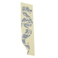 thumbnail image 2 of Esquirla 21 Frets Fretboard Sticker Dragon Fret Makers Inlay Sticker Accessory 197x50mm, 2 of 8