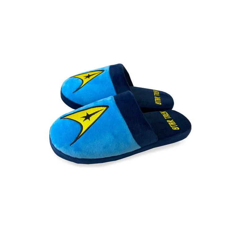 Blue cheap star slippers