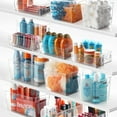 thumbnail image 6 of EatEx 1 Pack Clear Plastic Bathroom Vanity Storage Bin with Handles - Container Organizer for Soaps, Shampoos, Conditioners, Cosmetics, Hand Towels, Hair Brush, Body Spray, Lotion & More, 6 of 7