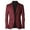 A, variant on Mens Blazer Jacket Mens Autumn Winter Trend Solid Color Brushed Suit Two Buttons Slim Fit Pocket Small Suit Mens Coat Grey XXXL