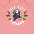 thumbnail image 4 of Inktastic Live Love Toucans Boys or Girls Baby Bodysuit, 4 of 5