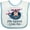 White and Blue, variant on Inktastic Nonni Loves Me Baby Bear Boys Baby Bib