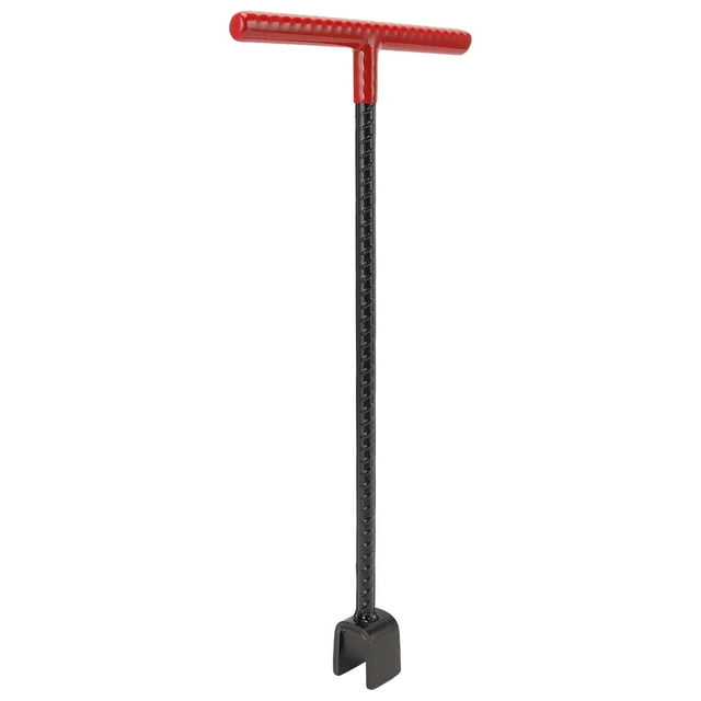 Water Meter Key, 19 Inch Enforced Steel T Handle Water Shut Off Tool Valve Key Wrench Tool with 4 Way Multifunctional Utilities Key for Curb Main Water Shutoff Valve and Faucets