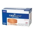 Careband Fabric Adhesive Bandages Flexible 2" x 4" 50 per Box Extra