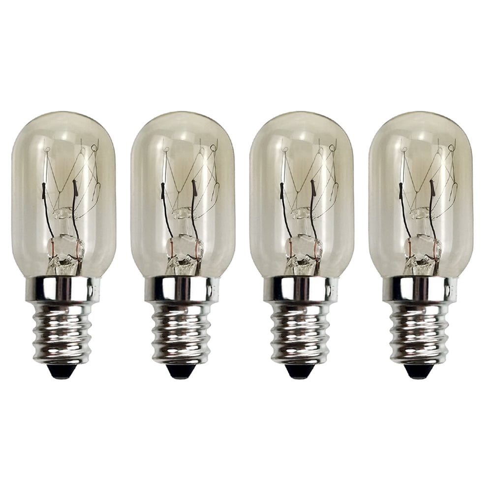 Bestonzon Bulb Light Oven Lamp E12 Base Salt Microwave Replacement Bulbs Refrigerator 2700K Warm
